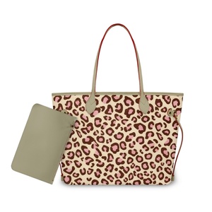 Borsa Tote Trendy Personalizzata in Pelle PU con Stampa Leopardata e Camouflage, Borsa a Tracolla con Cerniera per Donna - Product Image 2