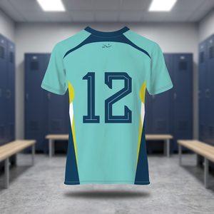 PFF 2025 Customized Goalkeeper <b>Soccer</b> Kit Breathable Polyester Aqua Blue Shirt Pant Short Set Sublimated Print Quick Dry Crew - Product Image 3