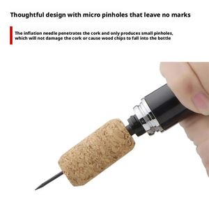 Cadeaux pour les amateurs de vin Mini tire-bouchon à pompe à air personnalisé Décapsuleur pneumatique pour bouteille de bière ou de vin avec coupe-capsule - Product Image 4