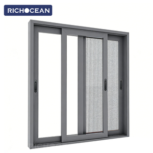 Ventanas Corredizas de Aluminio con Doble Acristalamiento, Resistentes al Agua, de Vidrio Templado, Personalizadas por RICHOCEAN - Product Image 3
