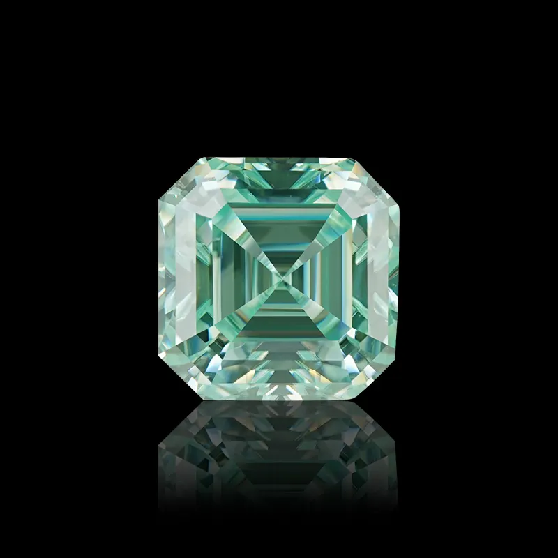 SICGEM Special Colorful Light Green Moissanite Gem 1CT 2CT 3CT Moissanite Colorability