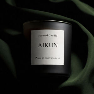 Vela Aromática AIKUN de Lujo en Vaso de Vidrio con Cera de Soya Natural y Aroma a Bergamota para Hogar, Dormitorio, Baño, Spa, Oficina, Regalo para Bodas y Fiestas - Product Image 4