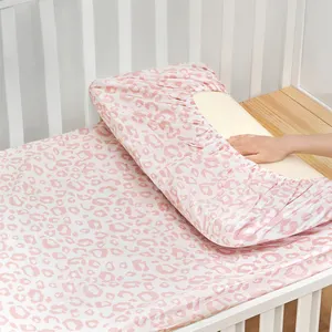 GOTS Jersey Cotton All Season Bebe Bedding Gifts Set Newborn Bed Cot Baby Fitted Crib Sheets
