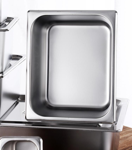 Plateau de buffet gastronorme avec couvercle perforé, équipement de gastronomie, <span class=keywords><strong>bac</strong></span> de cuisine gastronorme, <span class=keywords><strong>bac</strong></span> gastronorme en <span class=keywords><strong>inox</strong></span>, récipient gastronorme - Product Image 2