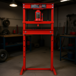 Prensa hidráulica de 20 toneladas, tipo botella, para doblar y enderezar piezas, rodamientos, juntas en U y rótulas. - Product Image 2