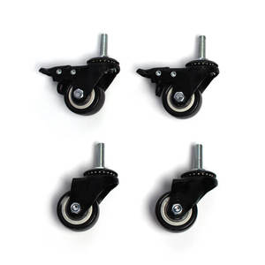 Étagère de rangement Lz rectangulaire en plastique réglable avec roulettes pivotantes et frein pour une utilisation multifonctionnelle - Product Image 4