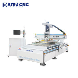 Enrutador CNC para carpintería CK-1325-<span class=keywords><strong>T</strong></span> ATC 1300x2500mm Cambio rápido lineal <span class=keywords><strong>de</strong></span> <span class=keywords><strong>8</strong></span>/12/16 herramientas Puente <span class=keywords><strong>de</strong></span> acero <span class=keywords><strong>de</strong></span> servici - Product Image 1
