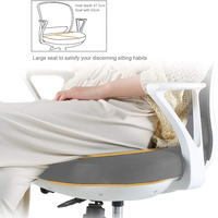 Maille de chaise ergonomique à dossier haut avec soutien lombaire personnalisé accoudoirs confortables de bureau chaise de bureau pivotante multifonctionnelle