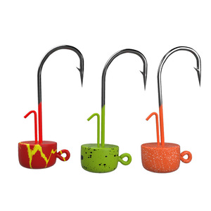 Aohu Lead Head Hook Ned 3.5G 2 #   Anzuelo de pesca resistente para lubina en ríos - Product Image 5