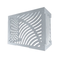 Services de fabrication de tôle d'acier inoxydable comprenant des couvertures de boîtiers de climatisation de soudure de découpe au laser de pièces