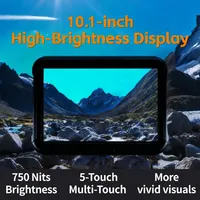 Pantalla de visualización AT80 para maquinaria de construcción, compatible con el instrumento de nivelación YCT H5pro