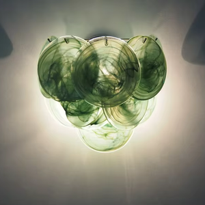 <span class=keywords><strong>Applique</strong></span> da parete con disco di Murano Vintage <span class=keywords><strong>verde</strong></span> decorazione per la casa di lusso - Product Image 2