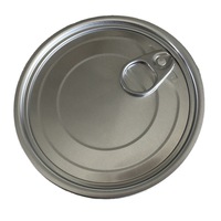 Boîte de conserve en métal avec couvercle à ouverture facile, instructions d'ouverture en anglais, couvercle à anneau de traction facile