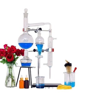 Aparato de destilación y extracción de aceites esenciales para laboratorio, personalizado, aparato de destilación de agua, purificación de flores - Product Image 1