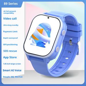 Montre de téléphone intelligent vidéo pour enfants 4G double SIM IP67 écran HD étanche longue durée de vie de la batterie réponse aux appels positionnement des étudiants - Product Image 3