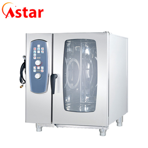 Equipo de Cocina Astar, Horno Combinado Eléctrico Comercial de 6 Niveles con Control Manual/Digital para Restaurantes - Product Image 1