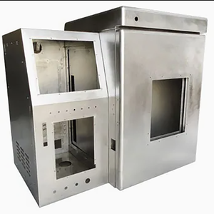 Armoire en tôle avec grille de ventilation et panneaux d'accès - Product Image 5