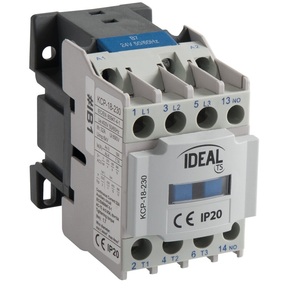 คอนแทคเตอร์ Ideal Kcp-18-230 18A Ac-3 Coil 24V Dc สำหรับใช้งานในอุตสาหกรรม - Product Image 1