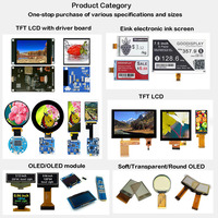 Layar LCD Monokrom 2,42 inci 128x64 Modul Layar OLED SSD1309 24 Pin SPI I2C