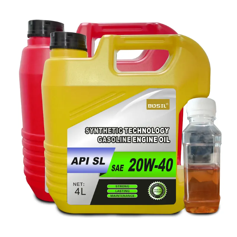 Auto Auto SL 20W-40 Produttore di Vendita Calda Migliore Sintetico API Forte Potere Automotive Motore Lubrificanti Olio Motore A Benzina