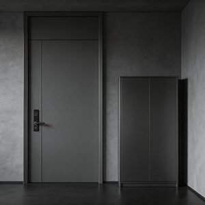 Porta Interna Moderna in Melaminico con Cerniere Ammortizzate, Decorazione, Garanzia 2 Anni per Casa, Villa, Hotel, Appartamento, Soggiorno - Product Image 3