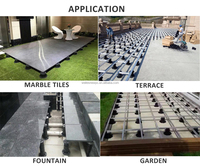 Système de plancher surélevé en plastique WPC Decking Système de piédestal à hauteur réglable