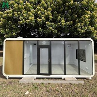 Maison conteneur contemporaine en acier Apple, style européen, pour villa, appartement, bureau, bâtiment commercial, usage magasin, panneau sandwich