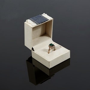 Precious <b>Necklace</b> Jewelry Accessories <b>Gift</b> <b>Box</b> Lace-edge Flip-top Ring Watch Jewelry Packaging <b>Box</b> - Product Image 2