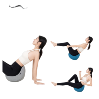Coussin d'équilibre ergonomique breveté ODM pour entraînement abdominal à faible impact à domicile, technologie de mousse pour exercices abdominaux à faible impact, petit modèle