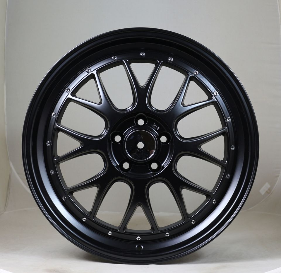 19 Inch Flow Formed Wheels Rims 5x120 for Volkswagen Audi - Black ...