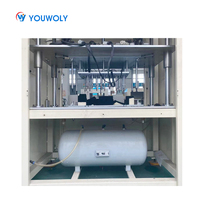 Machine de soudage par staking thermique pour tapis de tubes capillaires en plastique