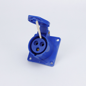 FALIANG 313 IP44 16A Industriesteckdose Wasserdicht Messing 3-polig Blau für Krankenhäuser 220V Verteilung - Product Image 4