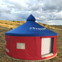 Yurta Inflable Mongol Personalizable de Tela Oxford Resistente, Impermeable, para Uso Médico y de Caza al Aire Libre, Refugio Duradero