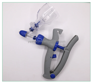 पशु चिकित्सा समायोज्य खुराक इंजेक्शन बंदूक पुनः प्रयोज्य प्लास्टिक सिरिंज पशुओं के लिए सुरक्षित निरंतर खुराक अनुप्रयोग - Product Image 3