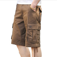 Short tactique en toile de coton pour homme, pantalon de rue, pour Fans de Combat, randonnée, multi-poches, Safari, Cargo