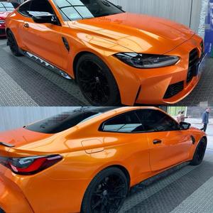 Film de protection PPF en PET TPU couleur orange doré pour <span class=keywords><strong>carrosserie</strong></span> automobile, effet changeant de couleur, anti-rayures et anti-jaunissement, brillant, 1,52*17M - Product Image 6