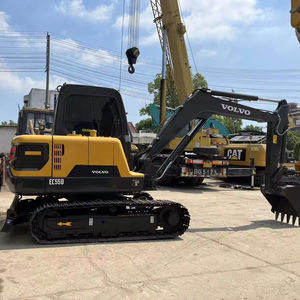 Excavadora de cadenas Volvo EC55D usada en buen estado, pocas horas de trabajo, 5 toneladas de peso operativo, cucharón de 0.32m, motor y bomba Volvo Penta - Product Image 1