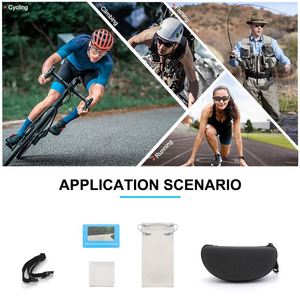 Lunettes de soleil de sport polarisées Tr90 pour le cyclisme en plein air avec logo personnalisé et protection UV400 - Product Image 6