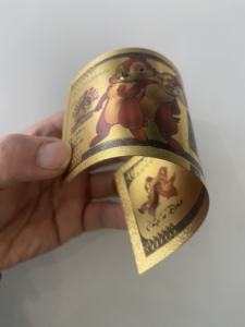 Billetes Conmemorativos de Animación Clásica Americana de <span class=keywords><strong>Kiki</strong></span> y Titi, Colección de Billetes de Papel de Aluminio Dorado - Product Image 6