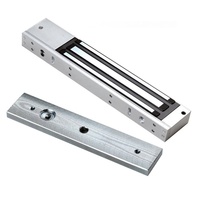 Minuterie électromagnétique LED 12V/24V dc, anti-défaillance, minuterie 280kg(600lbs), contrôle d'accès maglock, verrouillage magnétique pour porte en bois