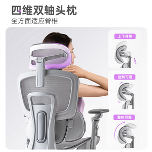 Ergonomic Office Chair X360 Custom Swivel Reclining With Lumbar Support For Computer Use - Product Image 5
