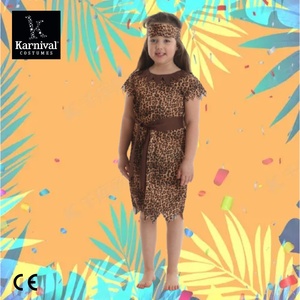 <span class=keywords><strong>Costume</strong></span> CosPlay per festa di carnevale di Halloween da ragazza tutta vendita tunica con stampa leopardata con cravatta e cintura per TV e film ispirati - Product Image 1
