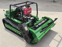 CE EPA Benzinmotor Allrad-Landwirtschafts-Roboter mit Fernbedienung, Schlegelmäher und Radlader