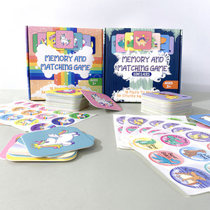 Juguete educativo interactivo para niños, tarjetas de juego de combinación rápida, búsqueda de patrones de cartón y entrenamiento de pensamiento lógico - Product Image 1