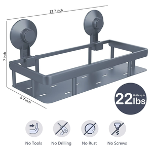 Corner <strong>Shower</strong> Rack Stainless Steel Bathroom Organizer with <strong>Angled</strong> <strong>Shelves</strong> Design - Product Image 4