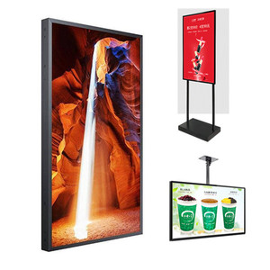 43 49 55 pulgadas Vertical LCD doble pantalla lateral ventana pantalla alto brillo LCD publicidad <span class=keywords><strong>reproductor</strong></span> Android Monitor - Product Image 3