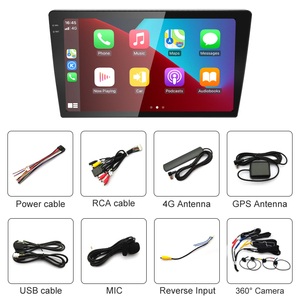 Ts10 2K 360 Panorama đài phát thanh xe hơi 9/10 inch chất lượng cao cao cấp phổ máy chủ Máy nghe nhạc điều hướng đa phương tiện - Product Image 5