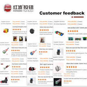 HBAN 16mm 고형 라운드 헤드 래칭 스테인리스/니켈 도금 황동 1NO/NC 푸시 버튼 스위치 5A 250V IP67 푸시 버튼 스위치 - Product Image 4