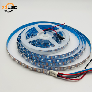 Xấu <span class=keywords><strong>pixel</strong></span> truyền lại 12V 4-wire 5050 60LEDs/M LED pixels 1 IC 16703 điều khiển IP20 trắng đen PCB địa chỉ RGB LED Strip - Product Image 1