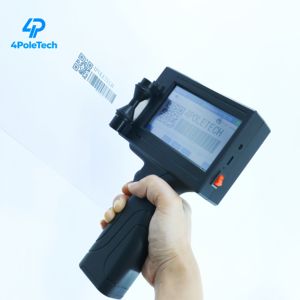 طابعة نفث الحبر المحمولة 4POLETECH عالية الجودة لطباعة التواريخ والرموز - Product Image 1